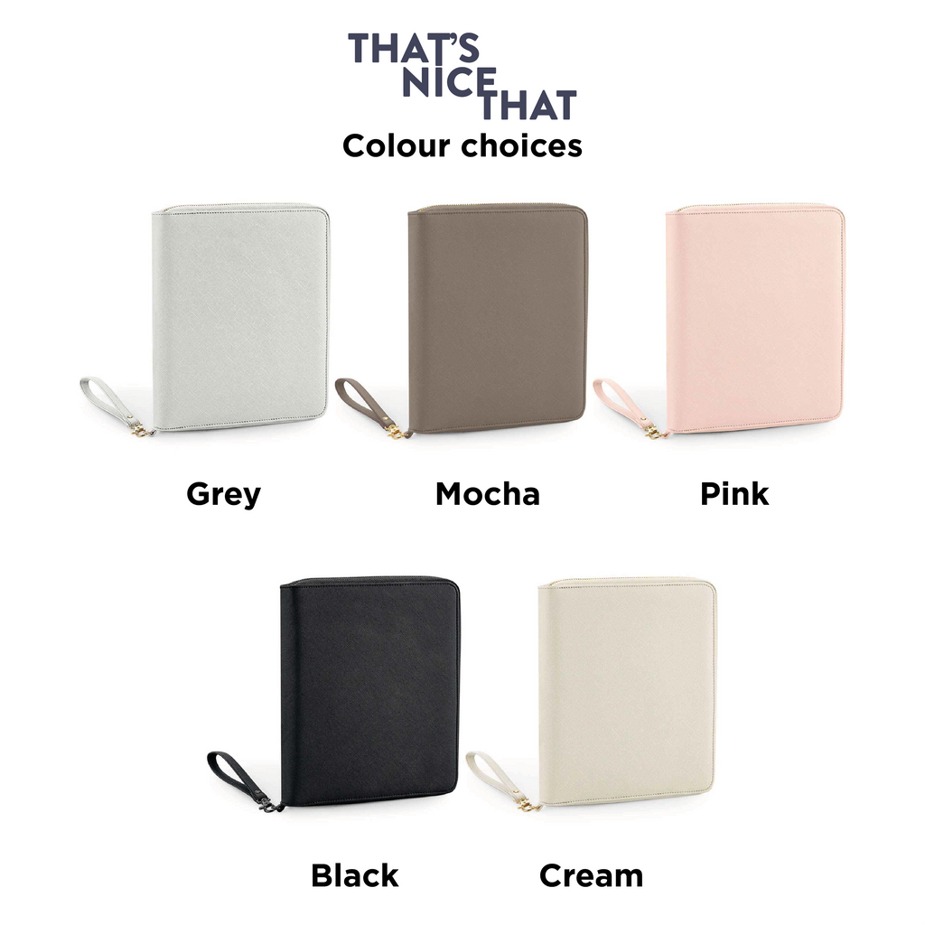 Personalised Cream Technology Case Travel Gift