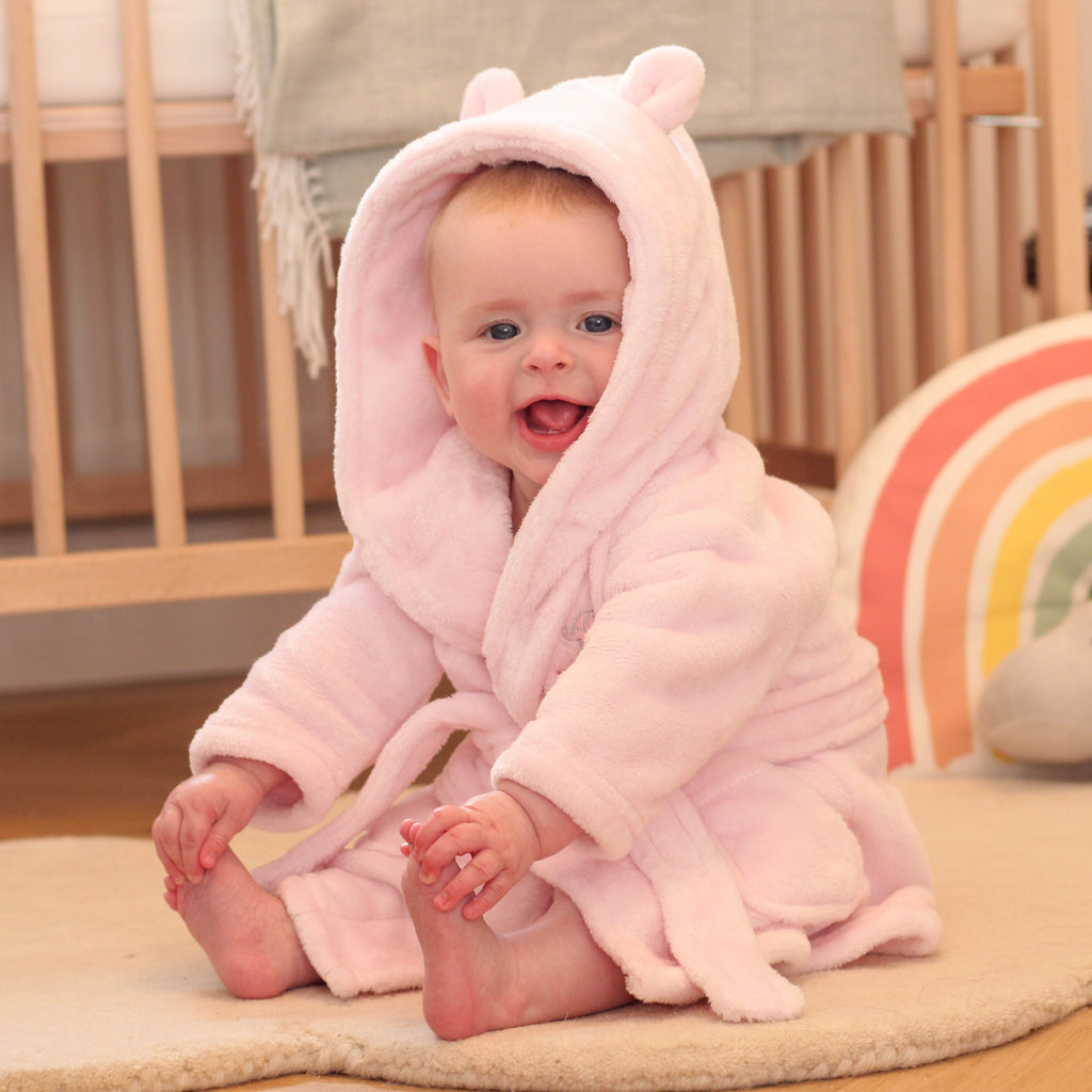 Personalised Baby Dressing Gown Gift For Little Girl