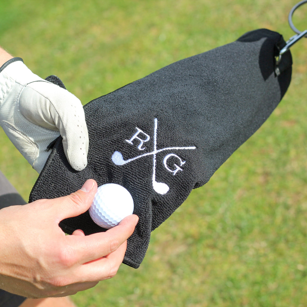 Personalised Golf Clubs Towel Accessories For Trolley