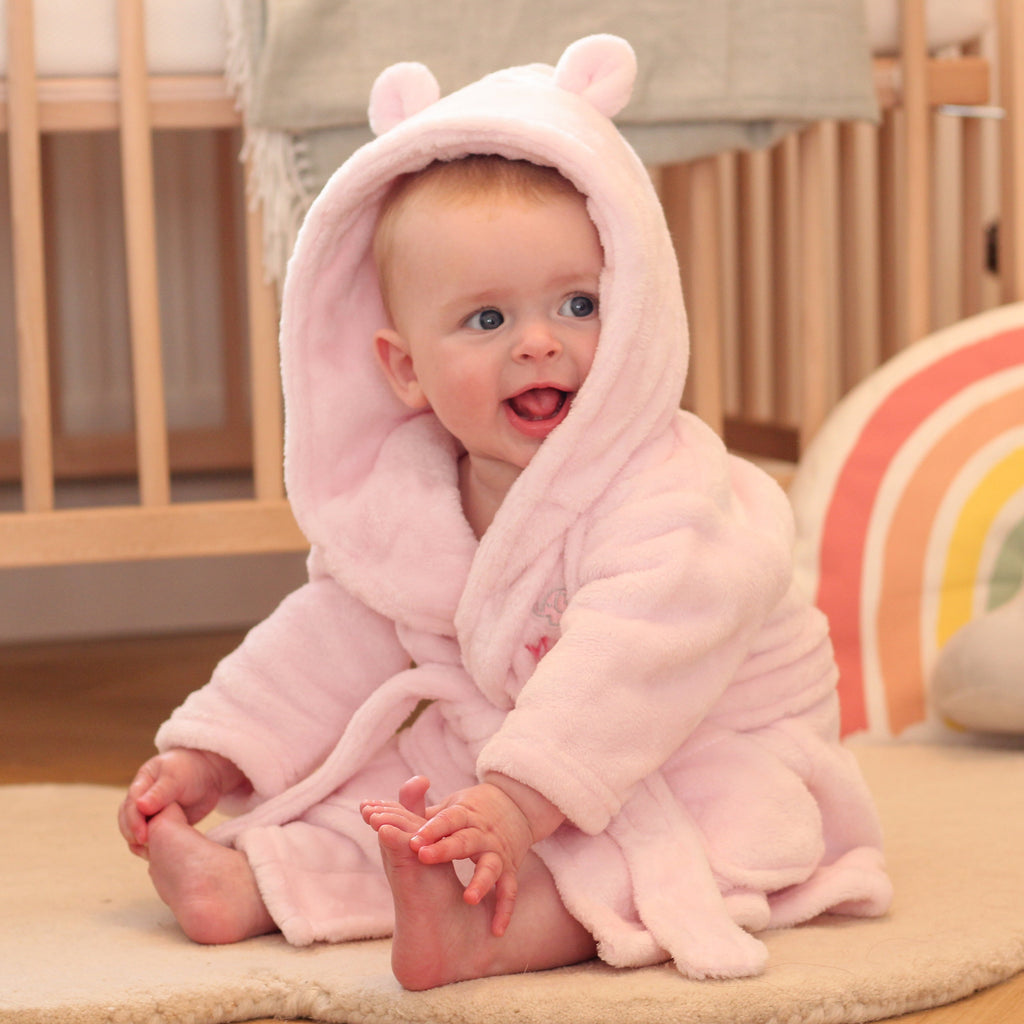 Personalised Baby Dressing Gown Gift For Little Girl