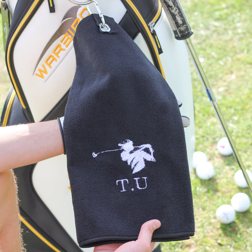 Personalised Golf Swing Towel Accessories Gift For Him