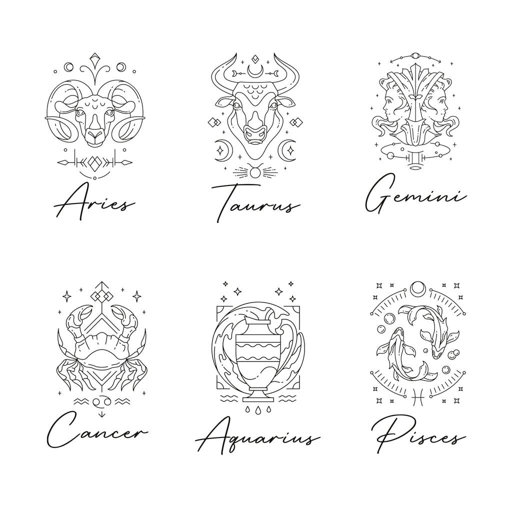 Personalised Zodiac Star Sign Tin Keepsake Gift
