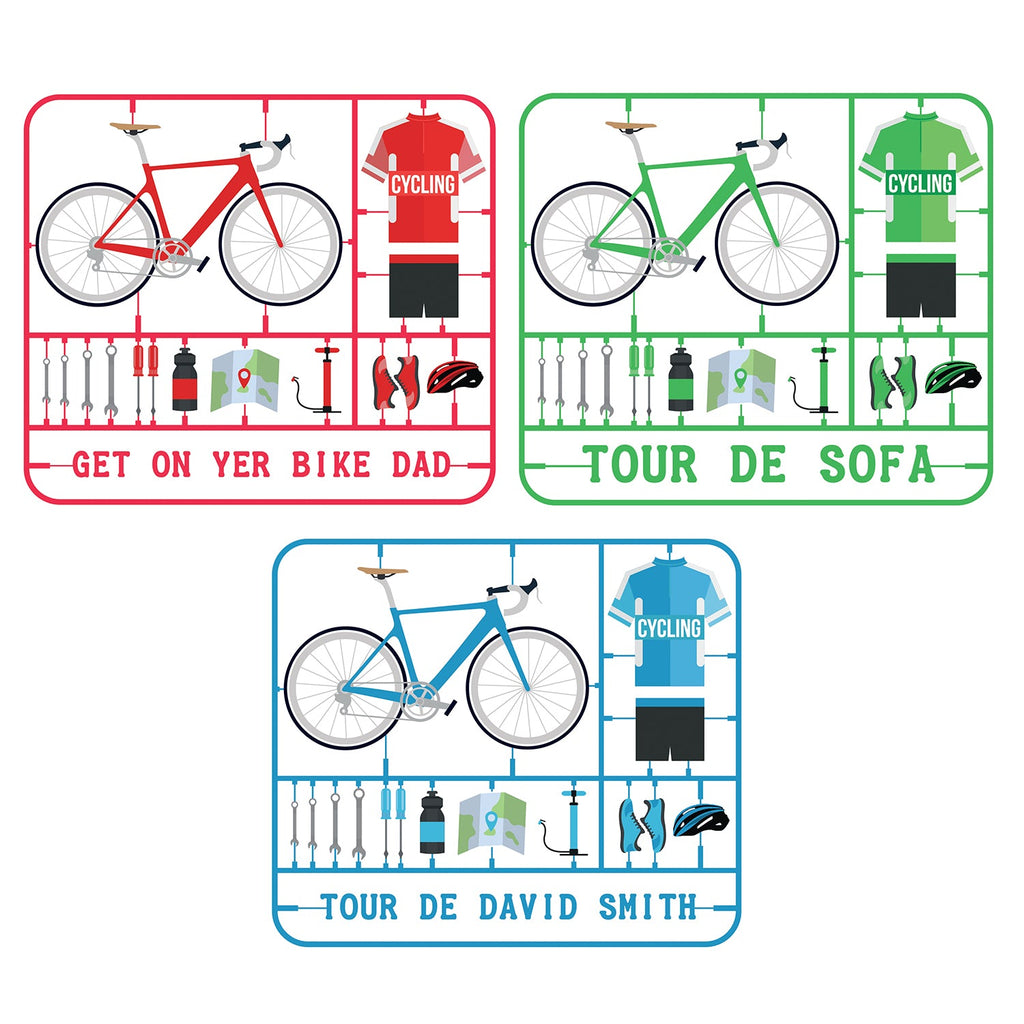 Personalised Airfix Bike Cushion