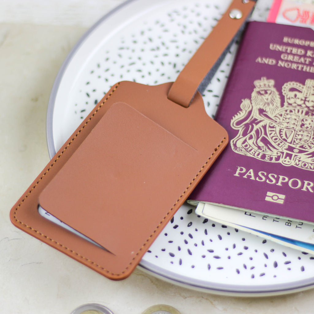 Personalised Ski Luggage Tag