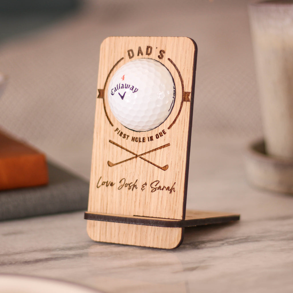 Personalised First Hole In One Golf Ball Collector