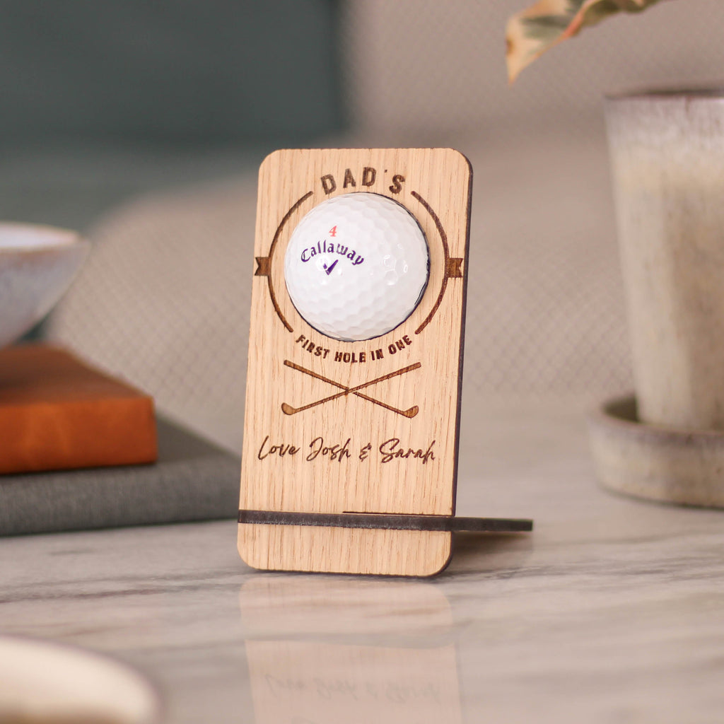 Personalised First Hole In One Golf Ball Collector